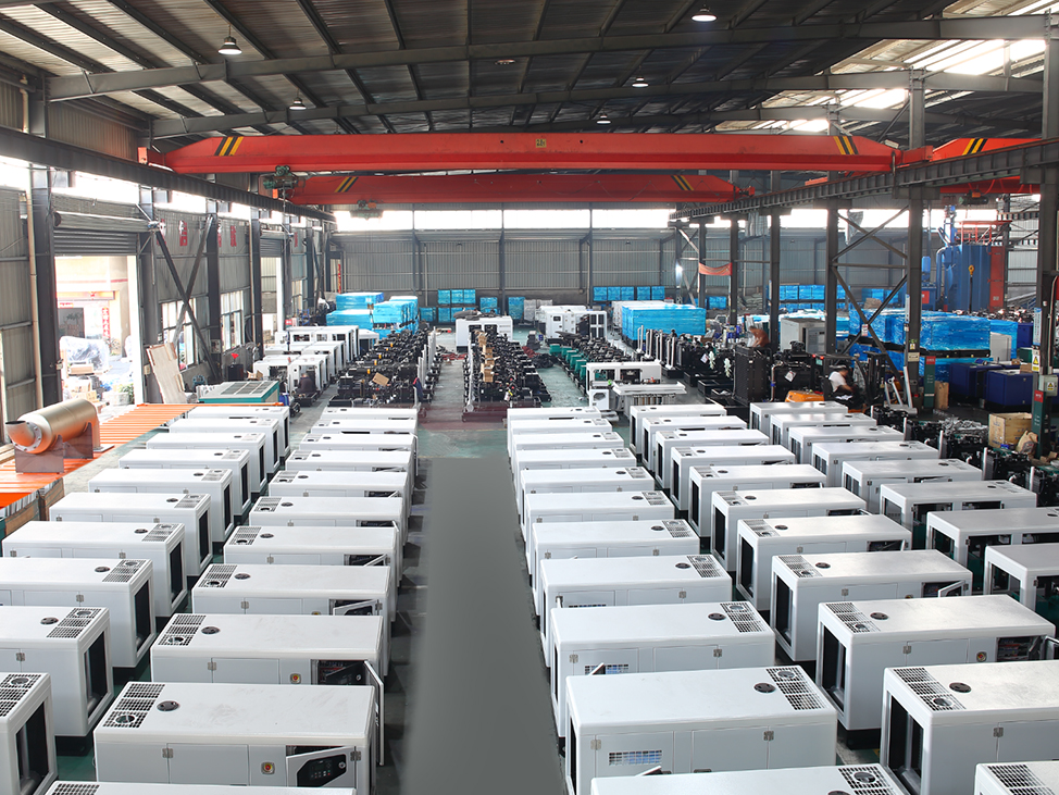 Dellent diesel generator sets gensets Factory Tour (2)
